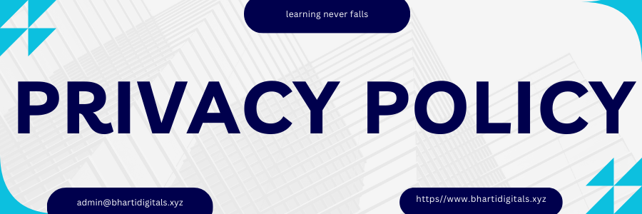 Privacy Policy-bhartidigitals